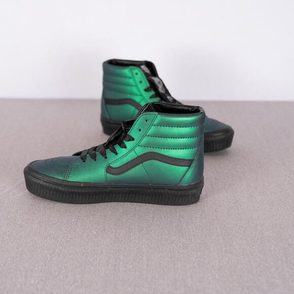 VANS Sk8-Hi Platform Harry Potter Dark Arts Mens 8.5 Womens 10 Morsmordre Green - Picture 3 of 12